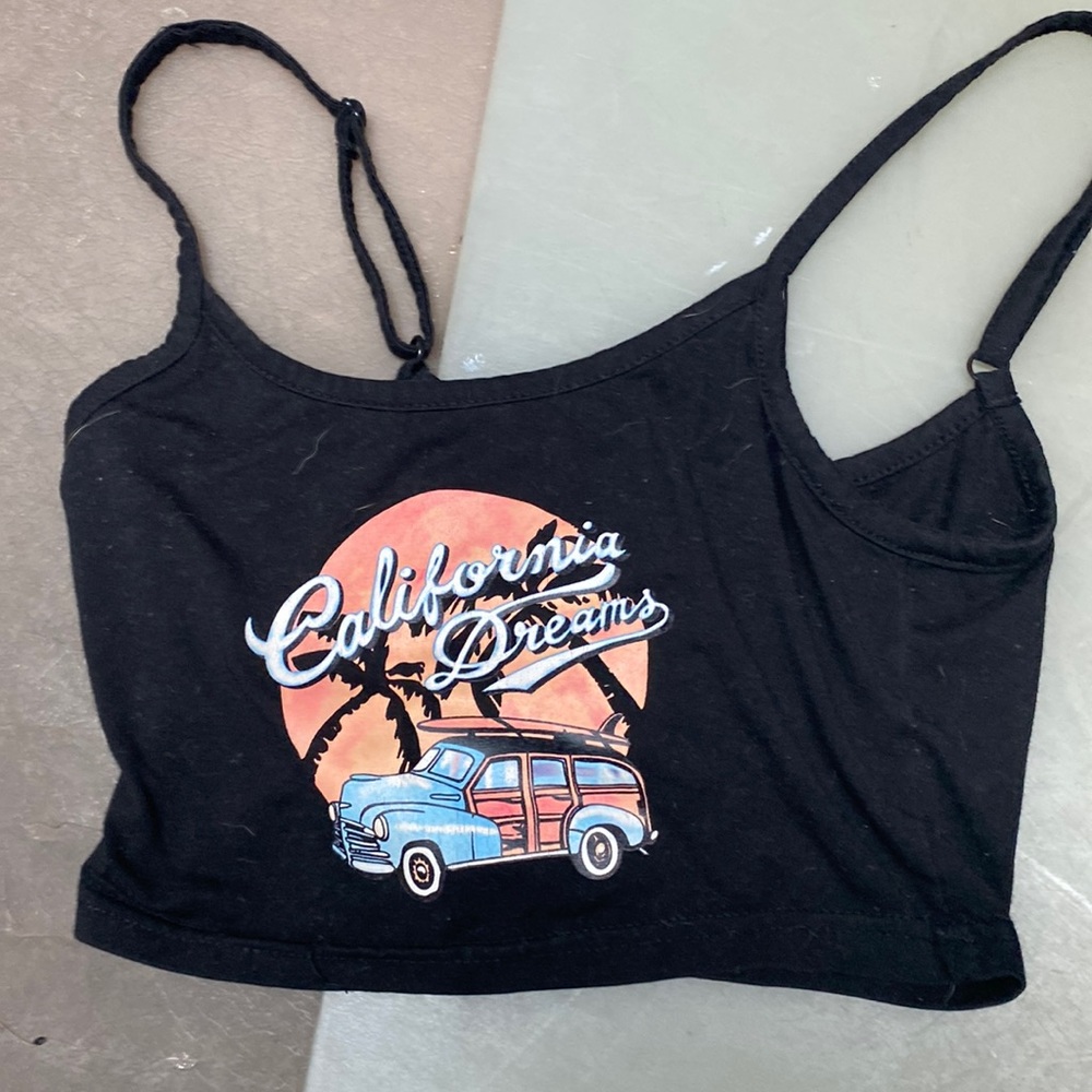 Crop top tank top